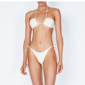 White Triangl Swimsuit